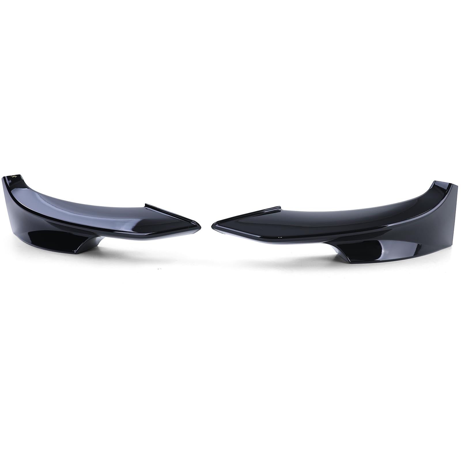Front Flaps Spoiler Splitter Schwarz Glanz passend für 3er BMW E92 E93 10-13