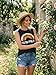 JEYMMI Graphic Tees for Women 2026 Rainbow Pattern Good Vibes Tank Top Positive Slogan Hawaiian Sleeveless Top for Outdoor