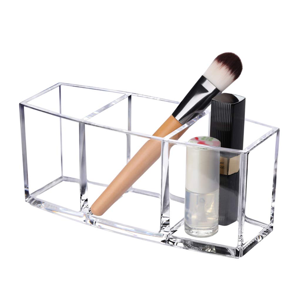 Organisateur De Maquillage Acrylique 6 Sections - Rangement Bureau & Salle De Bain