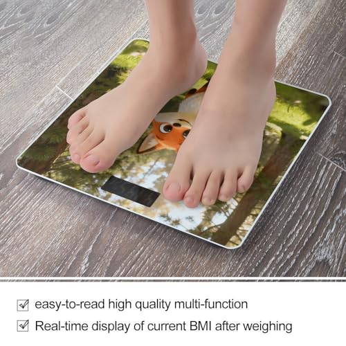 Báscula Digital de Baño de Vidrio Templado con Cinta Métrica miniatura 5