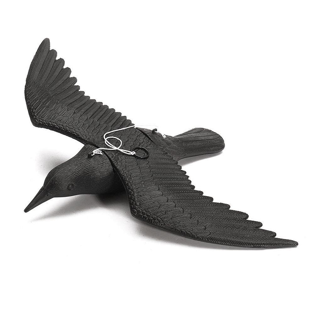 Flying Crow Hawk Decoy Weed Pest Control Repellent Garden Scarer Scarecrow-image-38