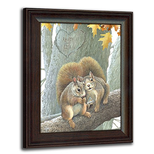 Personal-Prints | Personalized Romantic Wildlife Themed Art | Customized with