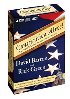 DVD Constitution Alive! Updated with David Barton / Workbook, 4 DVD, 1 MP3, CD & Bonus CD Book