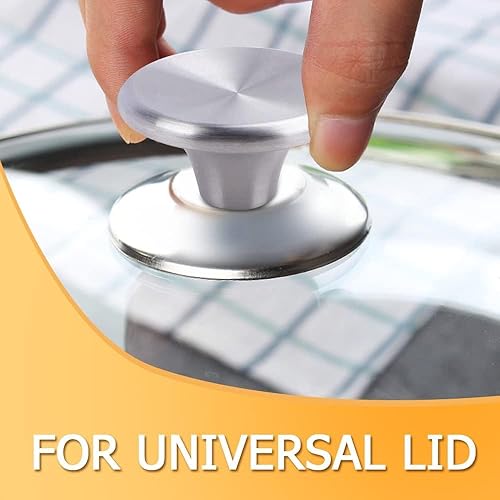 Miniatura 6 de Pomo de repuesto de acero inoxidable para horno holandés Le Creuset, Aldi, Lodge y otros accesorios de repuesto de hierro fundido esmaltado para