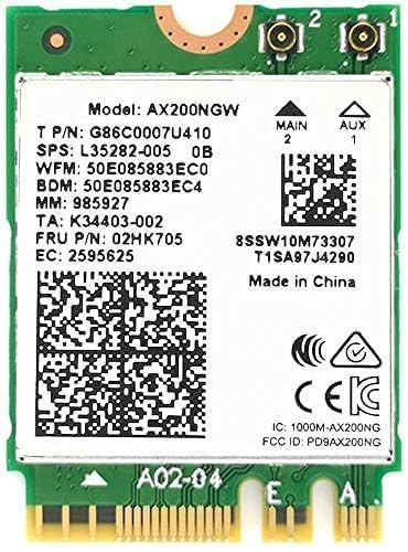 Image of WiFi Card AX200 AX200NGW,9260 AC 9260NGW Upgrade Network Card Wi-Fi 6 WiFi Module 2 x 2 MU-MIMO Wireless Card with BT 5.0 Support Windows 10 64bit Gigabit M.2 /NGFF