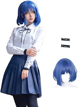 Amazon.co.jp: 山田 リョウ コスプレ衣装 ウィッグ付き ぼっち
