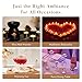 Ashlux Unscented Palm Tea Lights Candles 200 Pack Bulk, 4.5 Hours Long Burning White Tea Lights,Non-Paraffin, Smokeless, Mini Tealight Candles for Wedding, Christmas Lights, Party, Power Outages