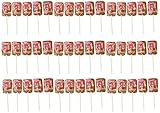 Necco Slap Stix Caramel Pop Banana Swirl, 0.7oz each 36 Pop Box (Packaging May Vary)