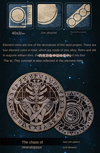 Cthulhu Poker Cards Collection Playing Cards Rare Limited Poker Cards Gift For Men Or Women, Great For Cardistry,Card Games And Party (Element Coin A Box) #TOP3