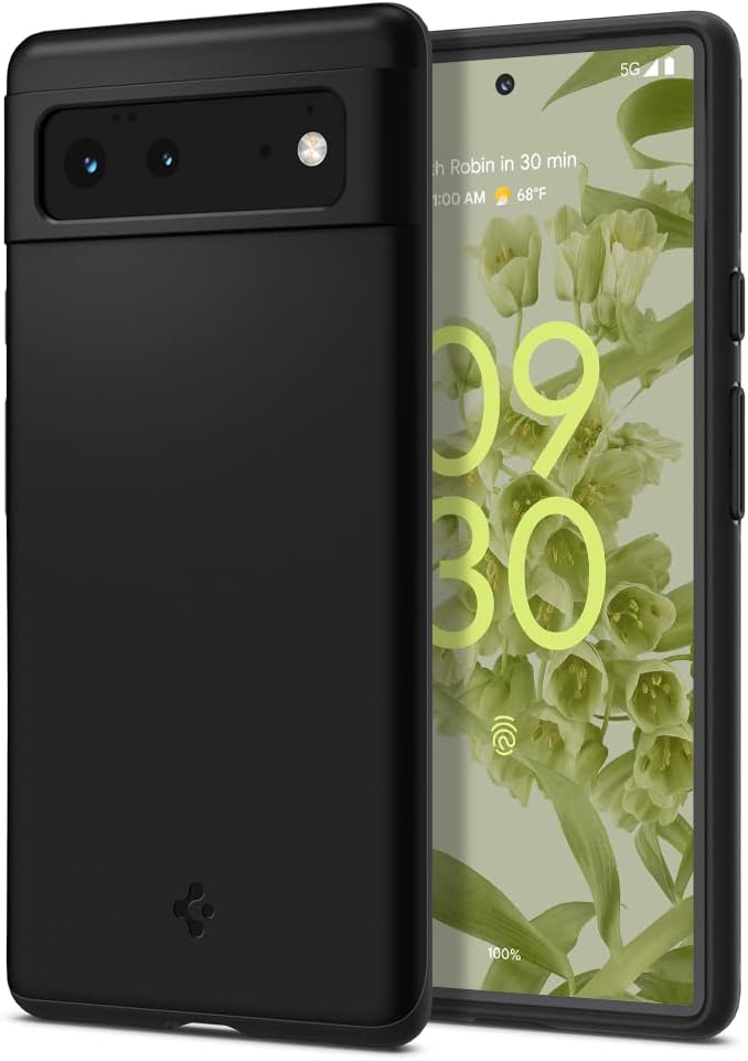 Spigen Thin Fit designed for Google Pixel 6 case cover - Black