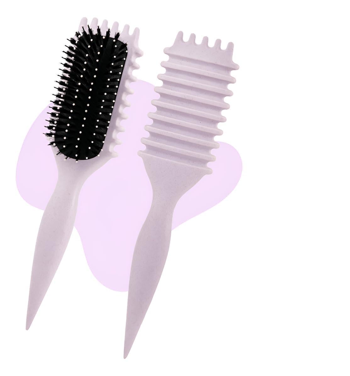 Escova Cabelo Fitagem Cachos Ondulado Finalização Profissional Raquete Wave Mechas -