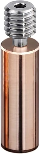 Yunbotong CR10 - Disipador de calor bimetálico, acabado suave de titanio bi metal + cobre Heatbreak garganta de alta temperatura para impresora 3D