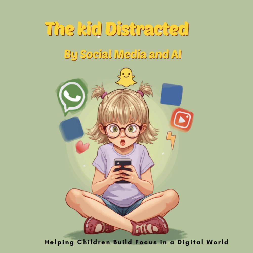 The Kid Distracted by Social Media and AI: A Gentle Story to Help Children Stay Focused, Avoid Distractions, and Improve Concentration (Ages 4+)