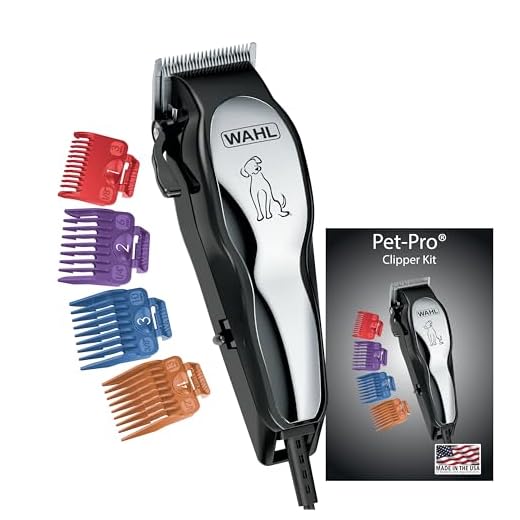 Wahl USA Pet-Pro Corded Dog Grooming Clipper Kit, Fine & Medium Coats