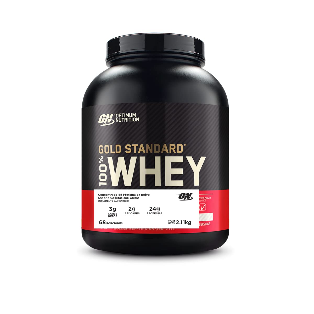 Optimum Nutrition 100% Whey Gold Standard, Cookies and Cream, 5 LB by Optimum Nutrition