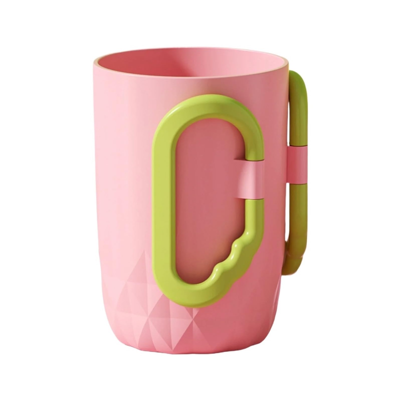 2Pcs Solid Color Toothbrush Cup, Bathroom Tumbler For Home Dorm for Toothbrushes(Pink)