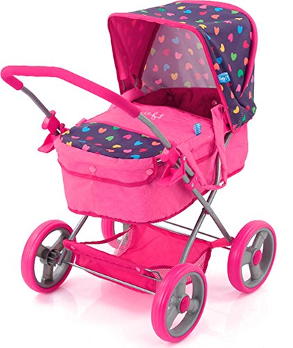 Preisvergleich Produktbild Hauck D86484 Puppenwagen Gini Herz, rosa