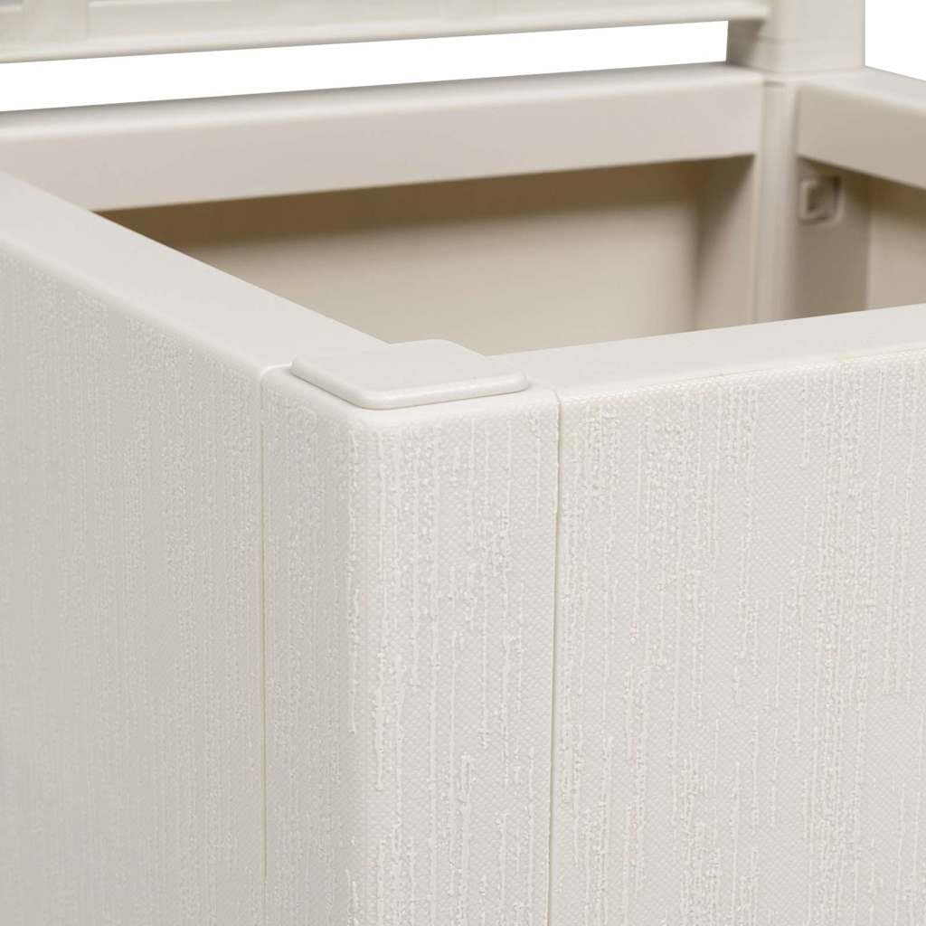 Generico Scatola per Fiori Bianco 36 x 36 x 140 cm Plastica