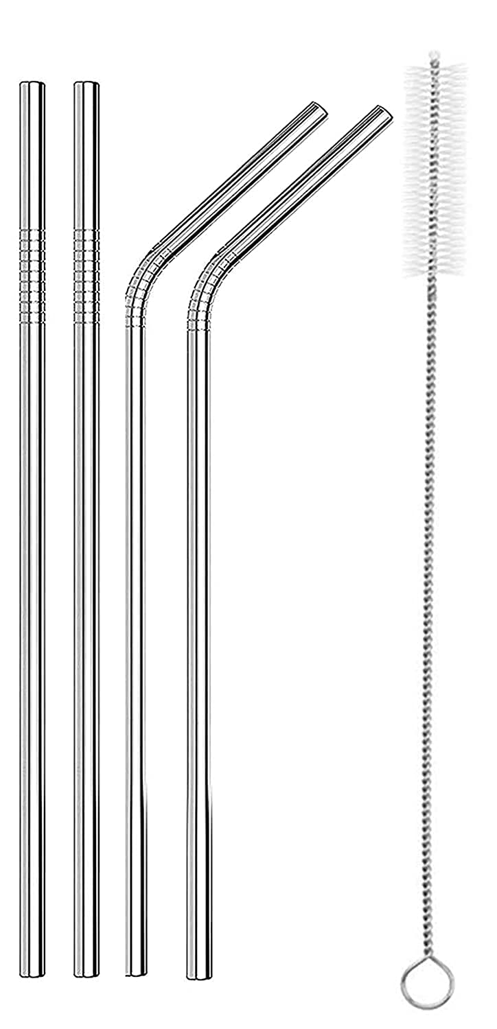 NOBILEA Stainless Steel Sipper for Kids with Straw Glass for Kids Milk Tumbler with Straw and Lid Sippy Cup with Gum Protection for Kids (300 ml, 1-4 Years) (STR GLS 221 Silver) 3