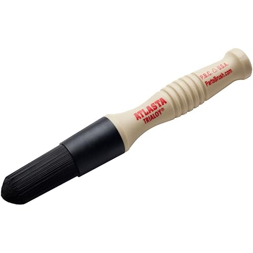 Atlasta (AT101) Parts Cleaning Brush (9.75 Inches, 4.3 Ounces) for Cleaning Auto Engine Parts, Small Motors, Car Detailing, Boats, Household Grime