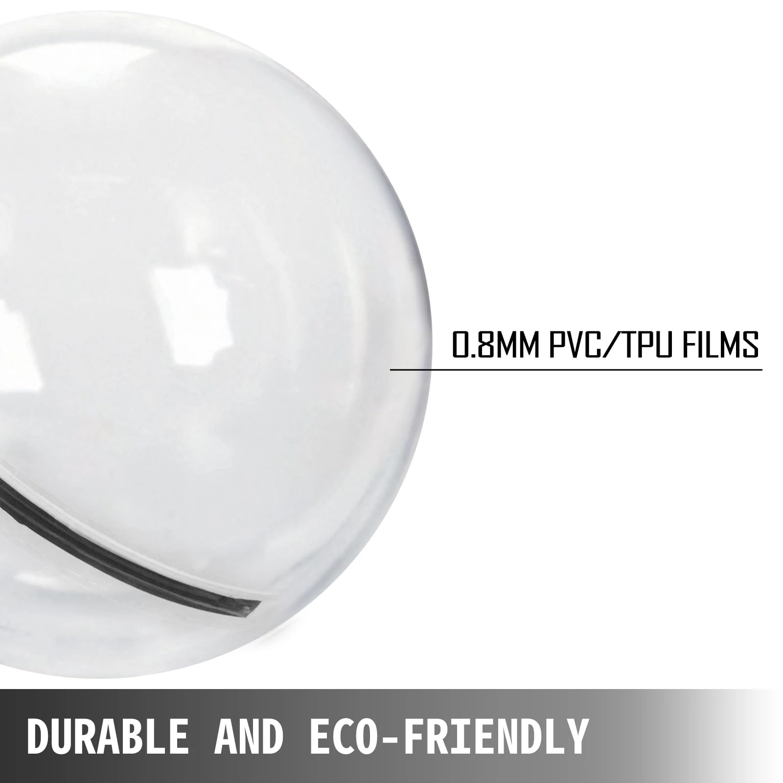Bola inflable gigante para caminar en el agua para diversión y ejercicio, globo transparente duradero para aventuras en piscina, lago y río, perfecto para playa y parques de atracciones