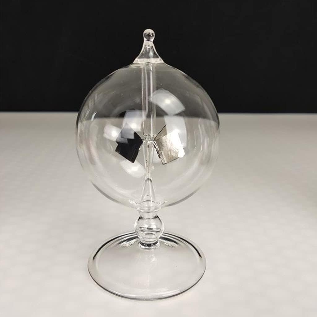 Clear Solar Power Radiometer Crookes Solar Energy Vanes Windmill Home Desk Decoration Handmade