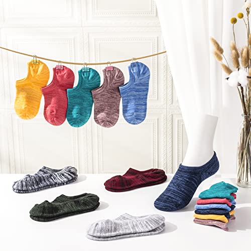 Idegg No Show Socks Women 10 Pairs Low Cut Anti-Slid Athletic Casual Invisible Liner Socks #TOP6