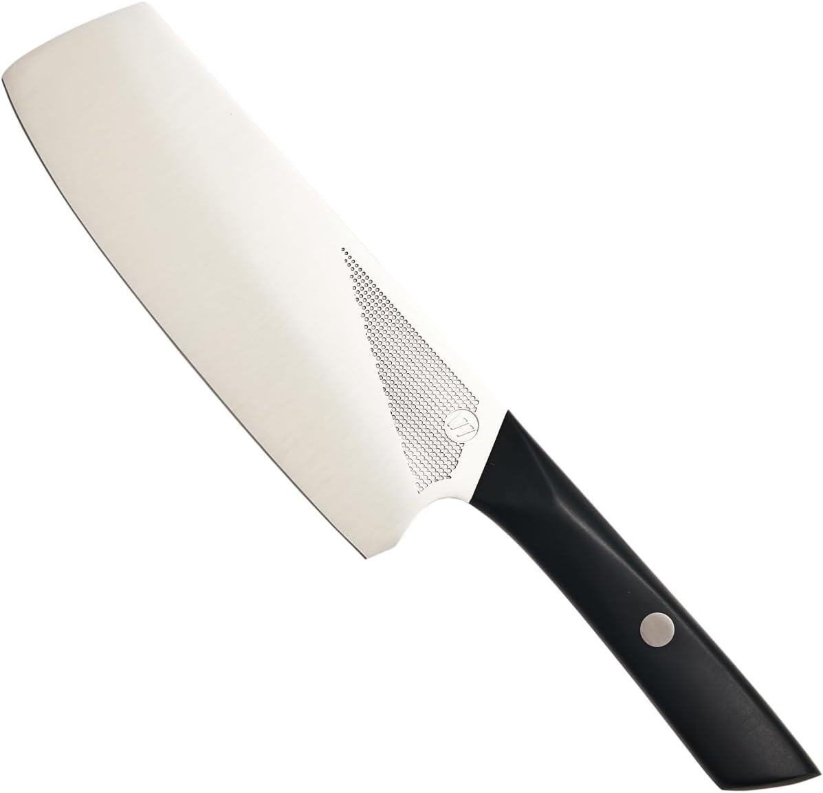 Milk Street Kitchin-to Hybrid Chef’s Knife – Thin 1.2mm Blade Glides Through Veggies, Lightweight Japanese-Style Cleaver & Prep Knife – Safe Rounded Tip, Secure Grip, Precision Control