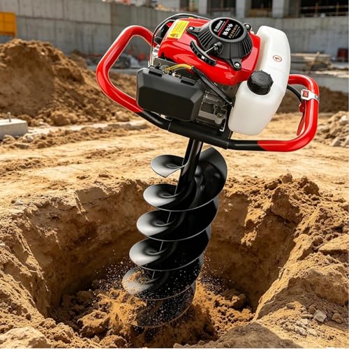 zensefarin trivella terreno benzina,mototrivella scoppio,motore 4 tempi,potenza elevata,punte intercambiabili,per giardino,orto,installazione pali,recinzioni uso professionale 30cm