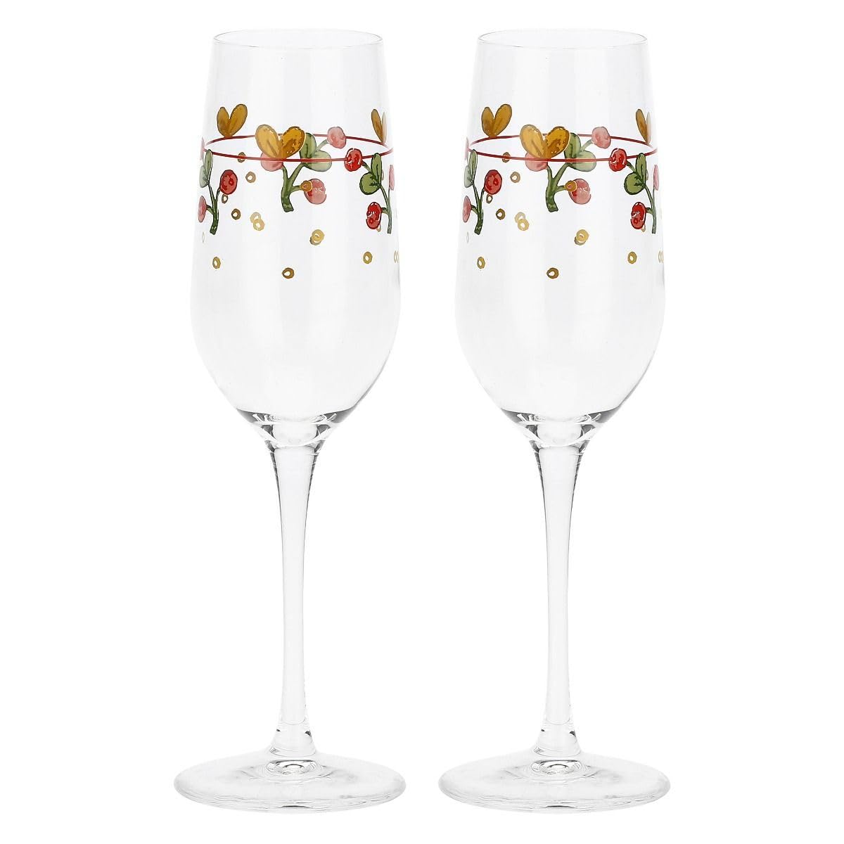 THUN - Set of 2 Sweet Christmas Flutes