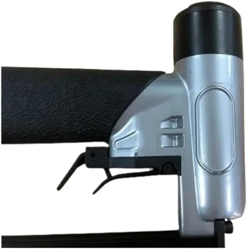 Pneumatic Stapler ，Powered Upholstery Stapler 7116 Long Mouth Pneumatic Stapler Framing Puncher Staple Gun for Sofa Furniture Decoration