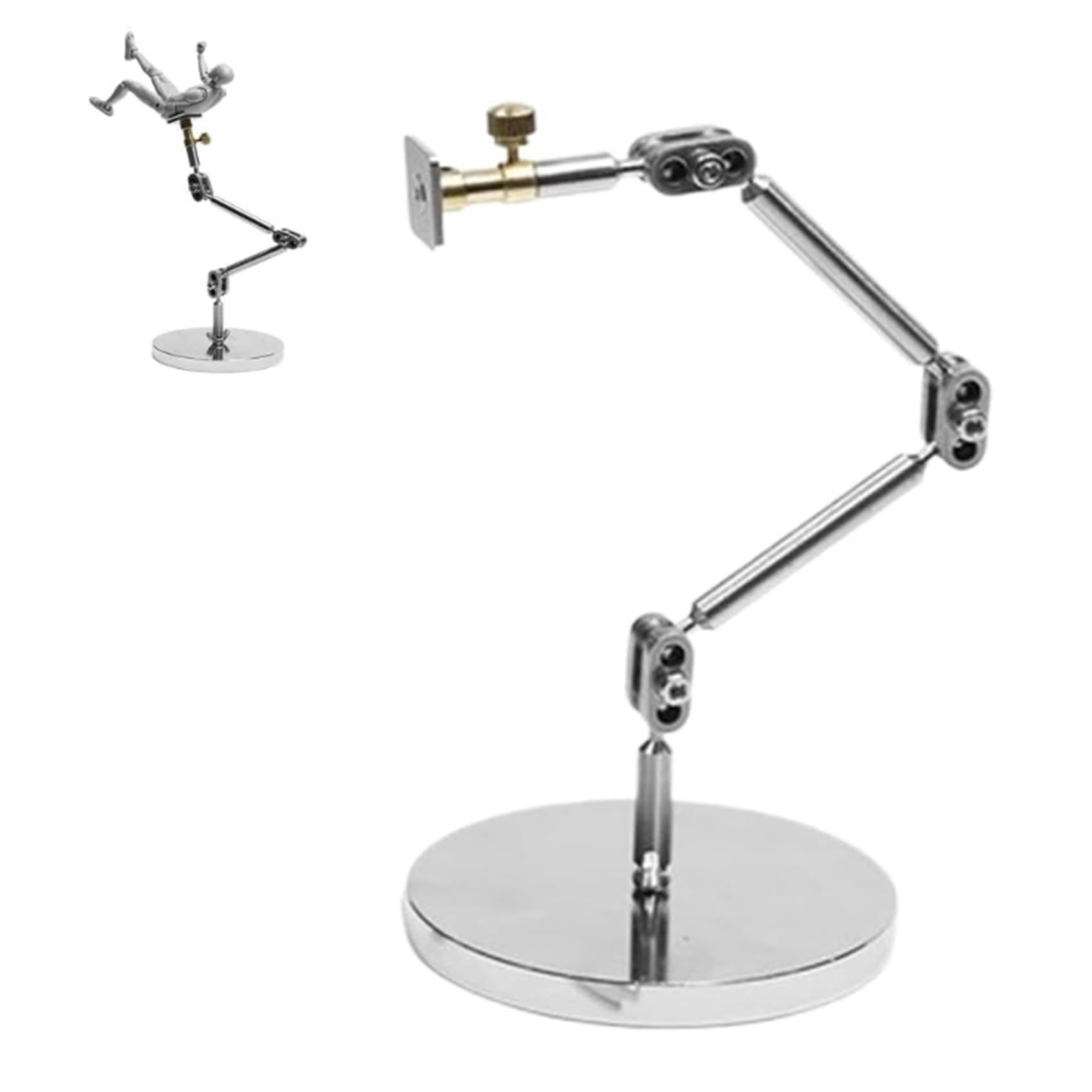 20cm,BAOJUHUIKANG Zestawy szkieletów do animacji poklatkowej 12-18 cm Metalowa figurka lalki Pionowe i poziome szyny dla animatorów Fotografia Claymation