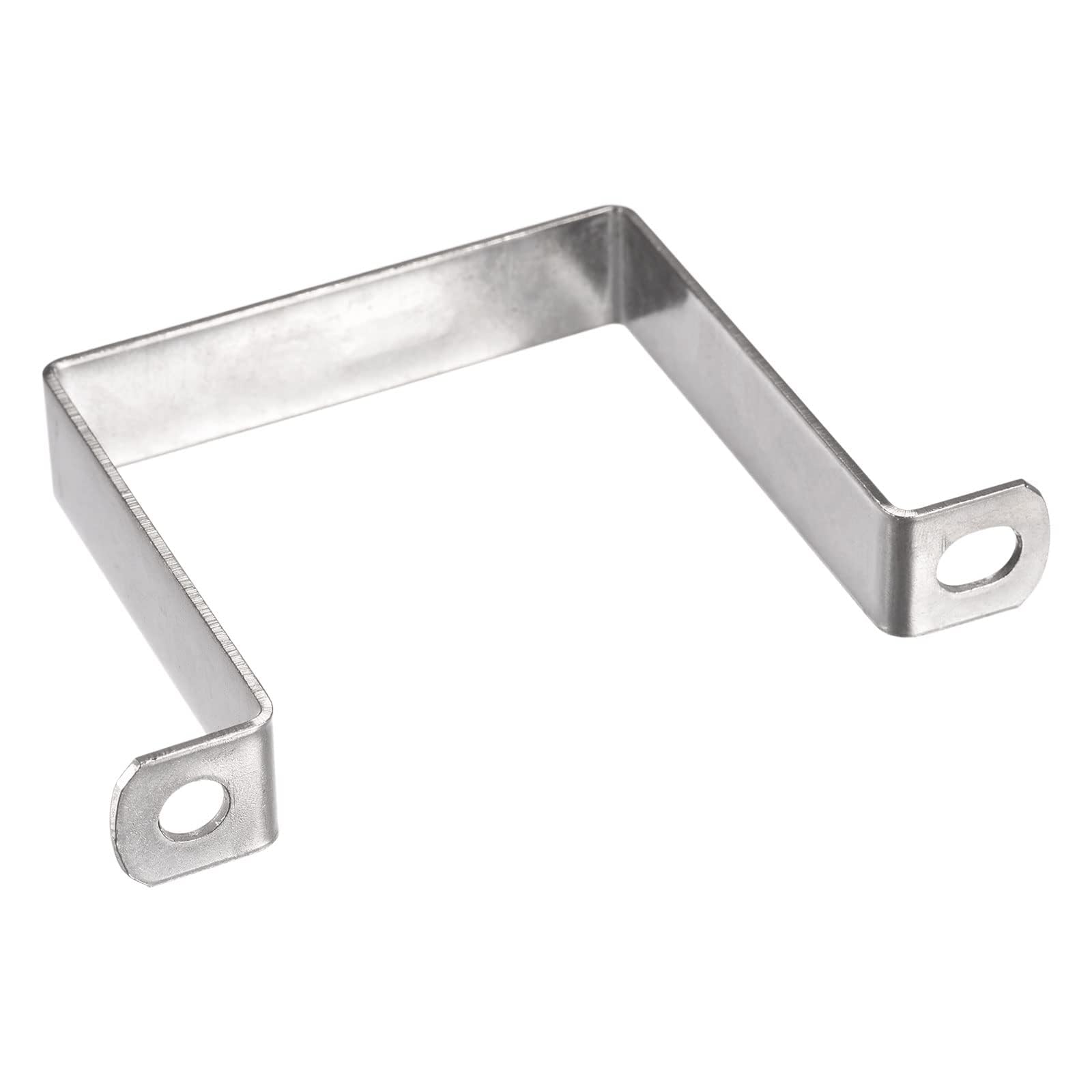 TA-VIGOR 2Pcs U Shaped Connector Bracket, 80mm x 80mm Stainless Steel Bracket Stainless Steel Pipe Clamp - Image 4