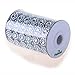 PMLAND Silver Diamond Flower Shape Mesh Wrap Roll Faux Rhinestone Crystal Ribbon - 4 Inch Wide 5 Feet Long