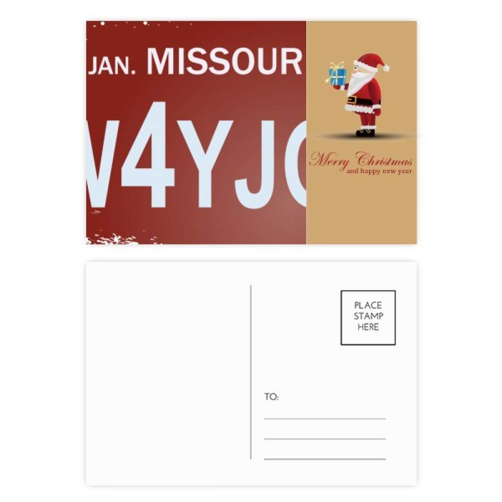 Cartes postales Noël américaines déco de table vintage pour fêtes