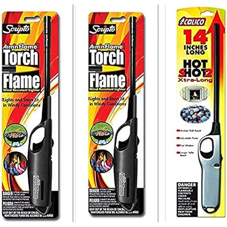 Amazon.com: 3 Pack - 2 Pack Scripto Multi Purpose Wind Resistant ...