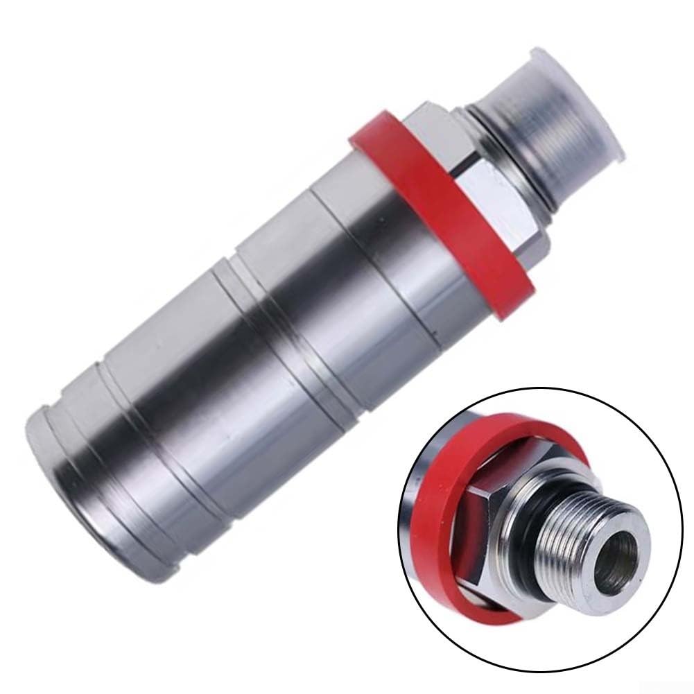 AL221083 - Raccordo idraulico per attacco rapido femmina M22 x 1,5, compatibile con trattore agricolo 6110, 6400, 7420, 4039T, 6068T, in acciaio zincato, a prova di perdite, autobloccante, ad alta