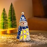 NCAA University of Kentucky Lighted Snowman Figurine Ornaments, 8
