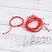 STOBOK 12 Piezas Pulseras de Cuerda roja Buena Suerte Pulseras Hechas a...