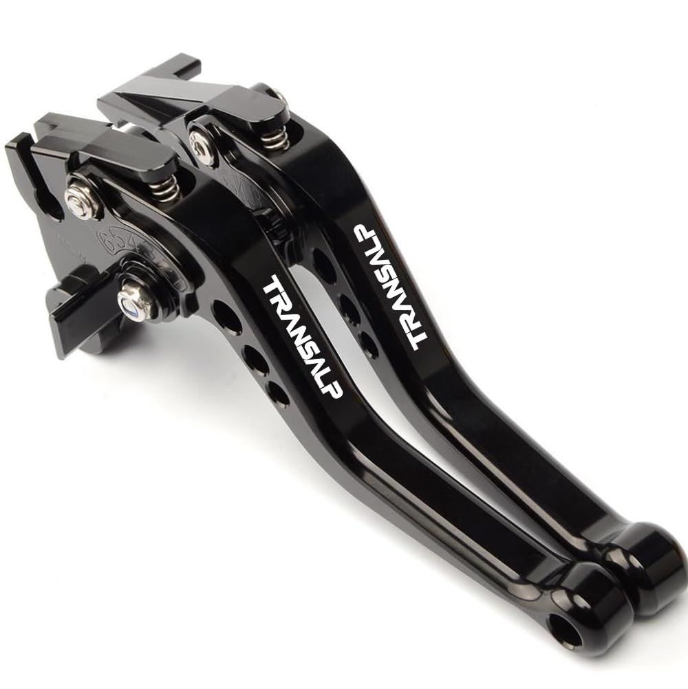 Per HONDA TRANSALP XL750 2023-2024 2025 Leva freno corta Leva frizione, Realizzato in lega di alluminio CNC (Black)