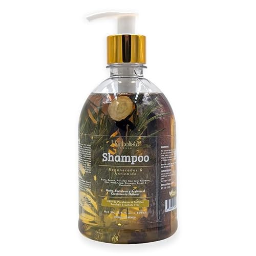 Miniatura 8 de Viral New Herbal Shampoo 16.9 fl oz (16.9 fl oz)  Con romero real, canela, anís, clavo, aloe, jengibre y eucalipto  Fortalece, Regenera, Acelera
