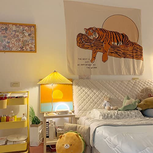 Tapisserie chat décoration maison style bohème chic élégant