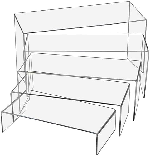 Juego de soportes de marketing de 1 unidad, juego de elevadores de 5 piezas