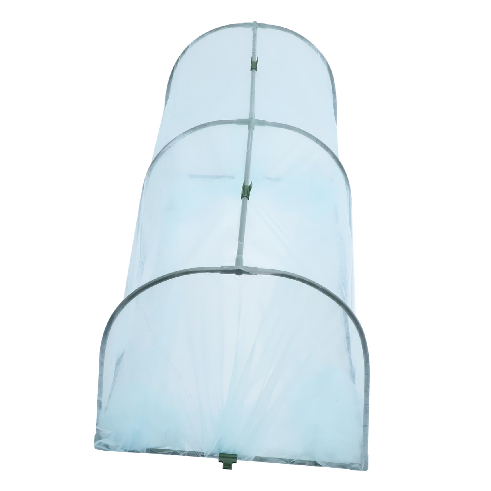 POPETPOP Kit de Invernadero Soporte de Hierro, Cubierta de PP, Aislamiento Térmico y Protección contra Lluvia y Viento para Jardín Exterior