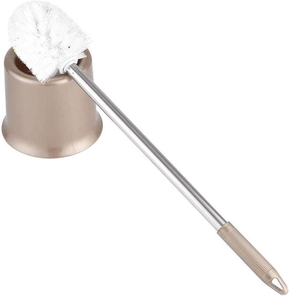 Toilet Brush Set Portable self-Supporting Basic with Stainless Steel Handle