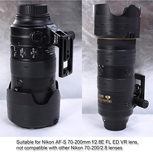 Objektiv Ersatz Base Fuß für Nikon Nikkor AF-S 70-200mm f/2.8E FL ED VR Objektiv mit Arca-Swiss Typ Schnellwechselplatte