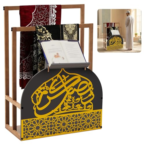 Chunful Gold Wooden Prayer Rug Holder