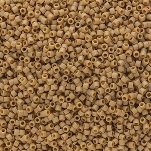 Miyuki Delica 11/0 - Frosted Glazed Rainbow Pearl Matte AB DB2301 - 250gms Bag of Japanese Glass Beads Bulk Bag of Japanese Glass Beads