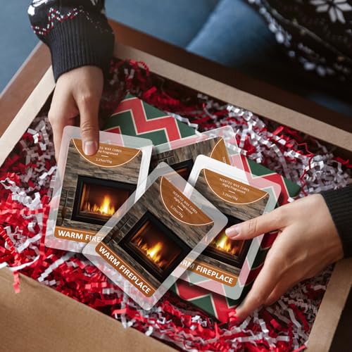 Image of SCENTORINI Wax Melts, Warm Fireplace Scented Wax Cubes for Wax Warmer