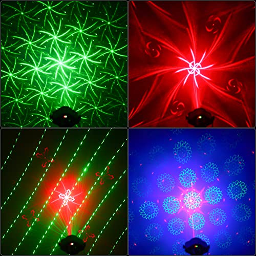 Party Lights Dj Disco Stage Lights - 3-In-1 Led Sound Activated Flash Strobe Projector With Remote Control For Christmas Halloween Decoration Karaoke Pub Ktv Bar Dance Gift Birthday Wedding #TOP1